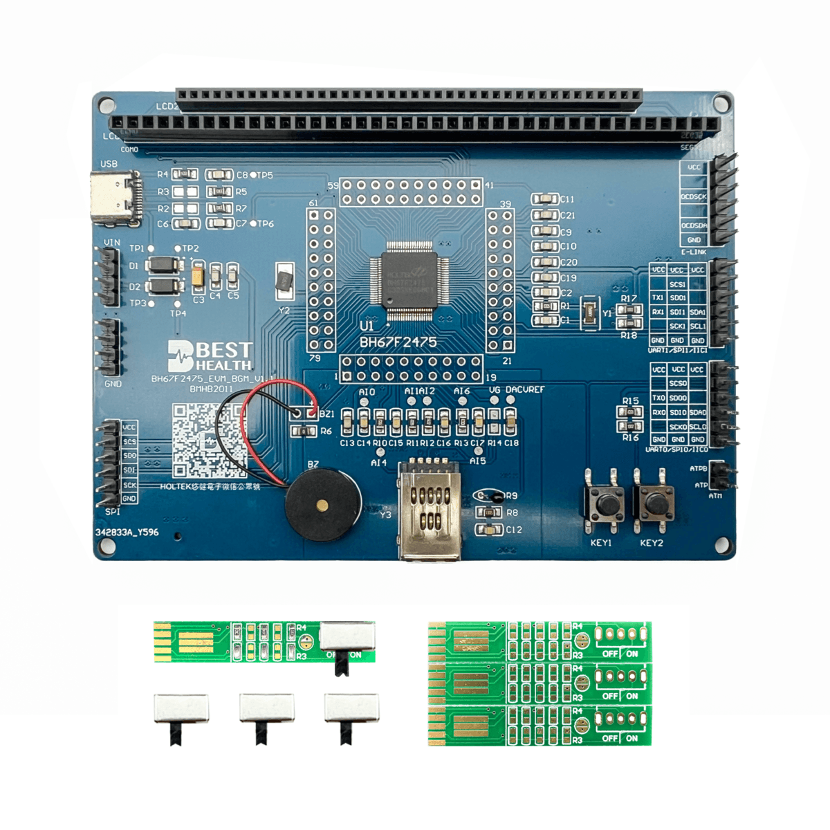 BMHB2011 BH67F2475 BGM Dev Board Resources