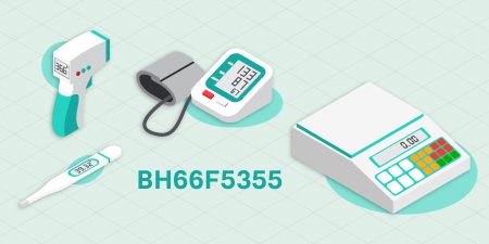 BestHealth New BH66F5355 Enhanced 24-bit A/D MCU