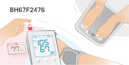 BestHealth New BH67F2476 Impedance and Electrochemical MCU
